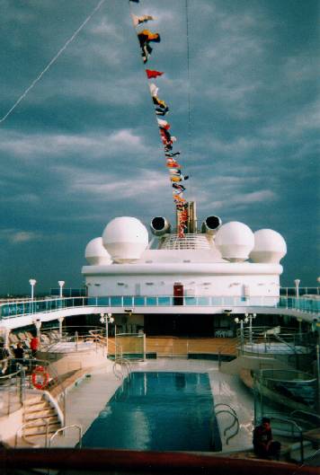 Lido Pool, on the final morning.