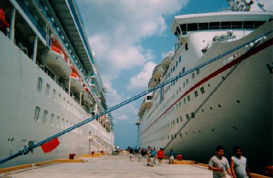 Coral Princess in the Port of Cozumel